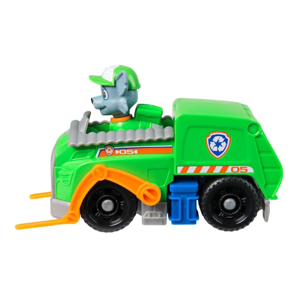 Paw Patrol Rocky Recycling Truck Toy with Figure for Kids 3+