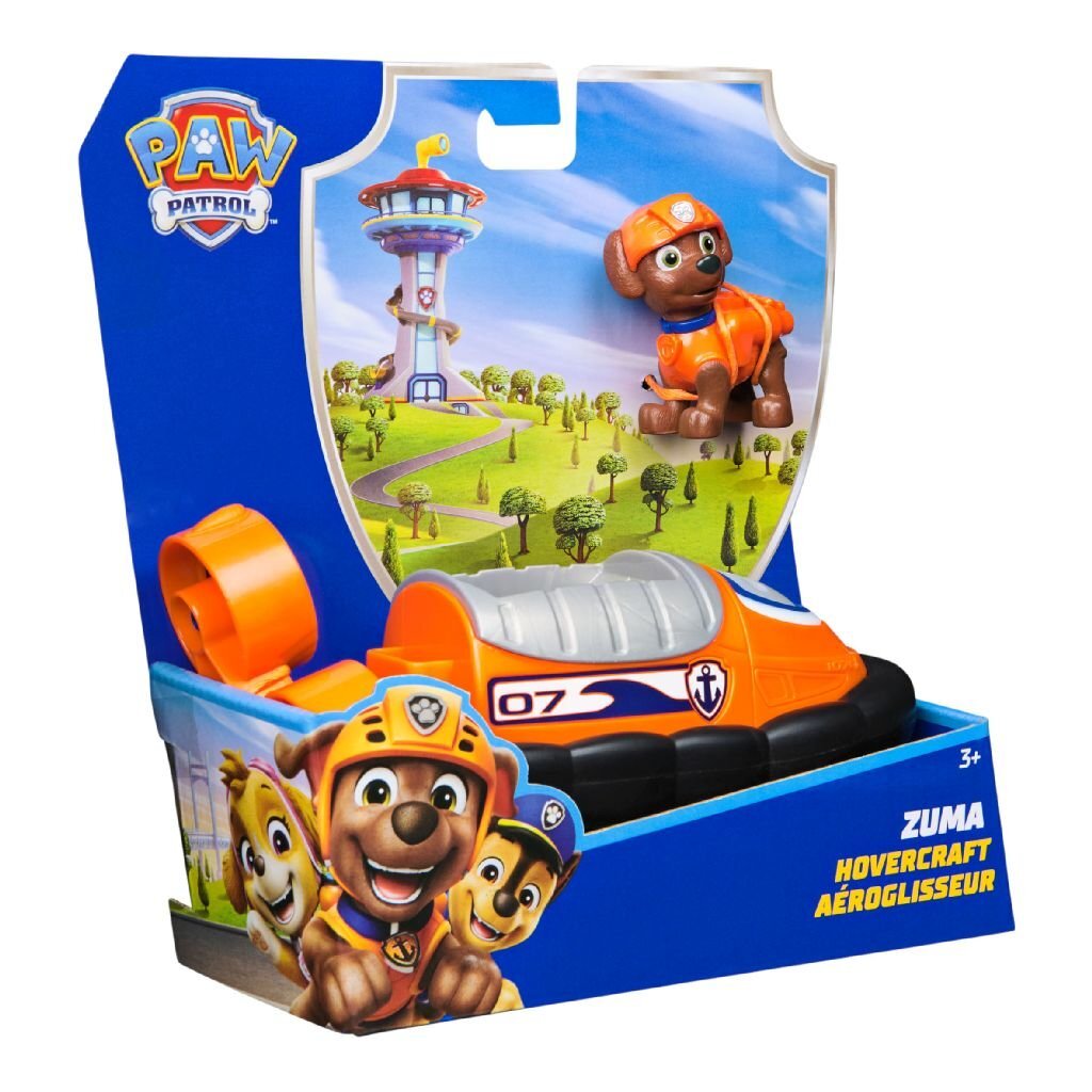 Paw Patrol Zuma with Hovercraft Vehicle for Action Play