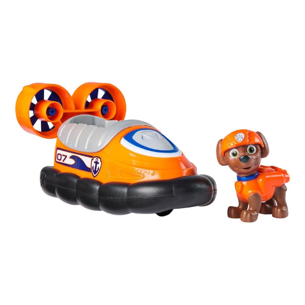 Paw Patrol Zuma with Hovercraft Vehicle for Action Play