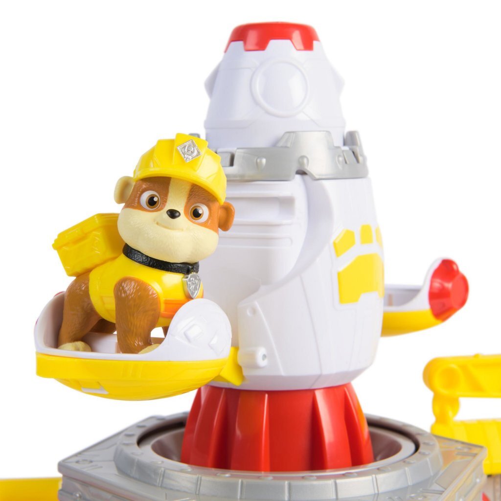 Paw Patrol Rubble & Crew Launch & Spin Spaceship Playset for Kids 3+