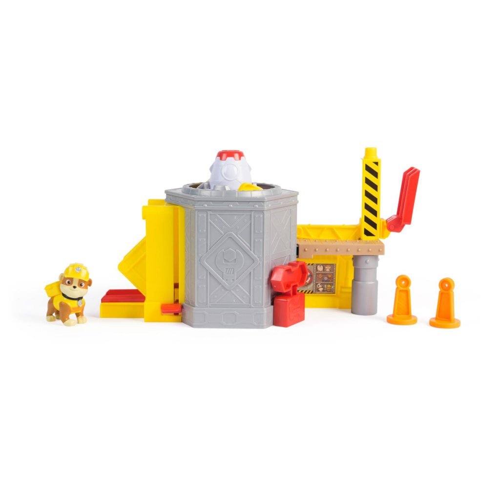 Paw Patrol Rubble & Crew Launch & Spin Spaceship Playset for Kids 3+