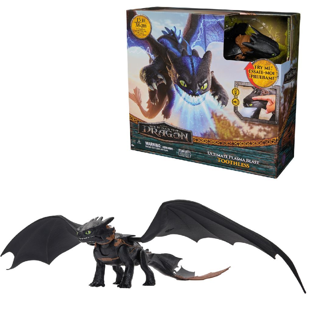 How To Train Your Dragon Plasma Blast Toothless Action Figure