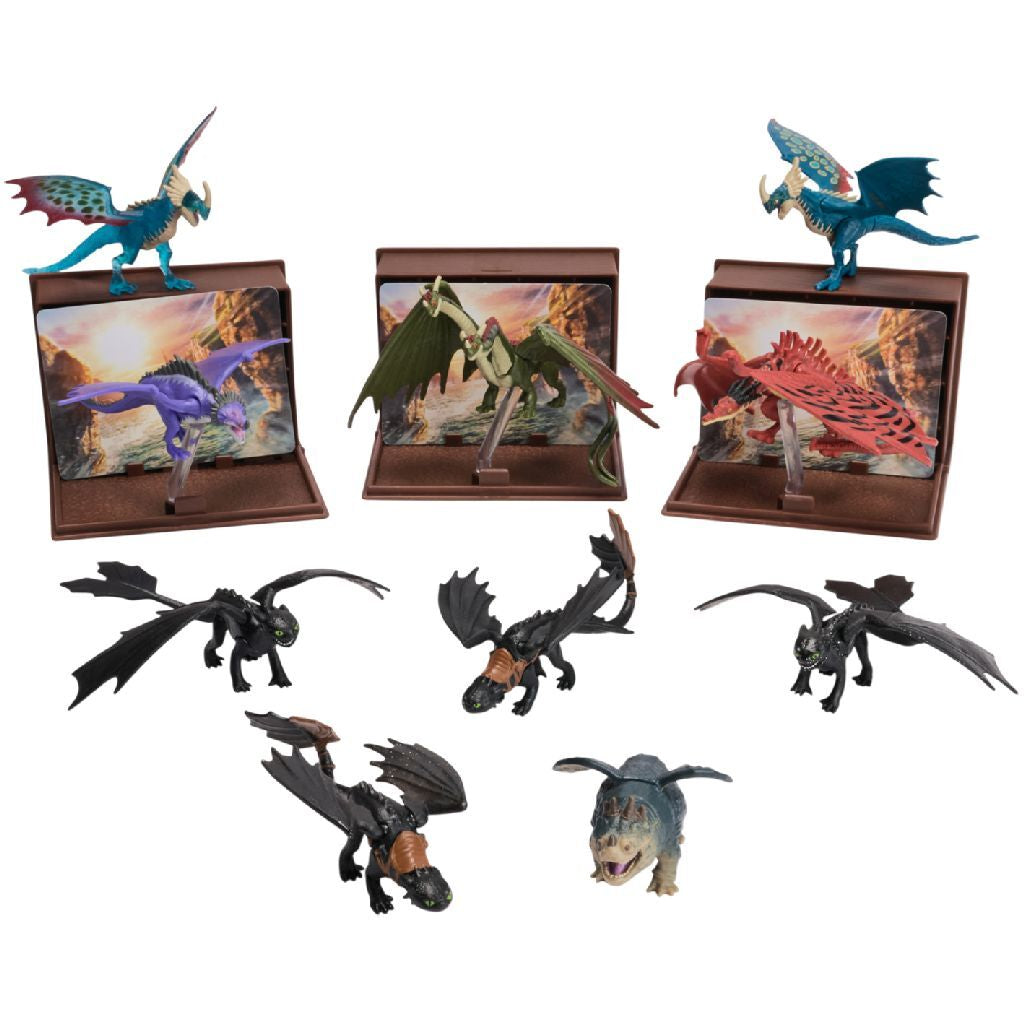 How To Train Your Dragon Book of Dragons Display 12 Pieces