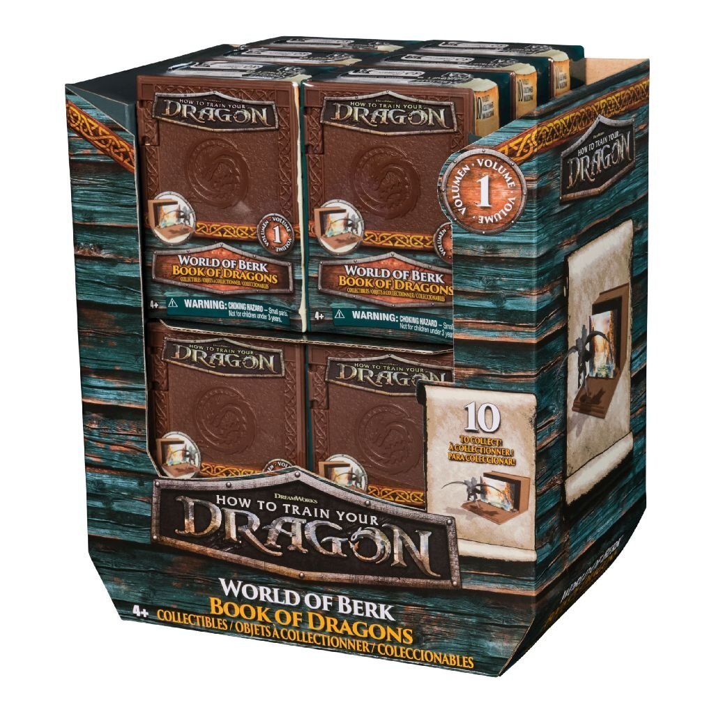 How To Train Your Dragon Book of Dragons Display 12 Pieces