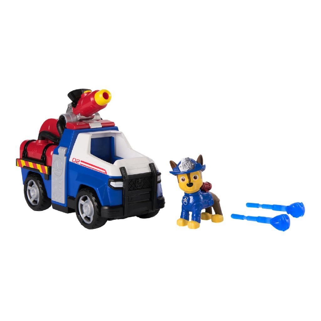 Paw Patrol Fire Rescue Vehicle Chase - 18 cm Fire Truck with Chase Figure