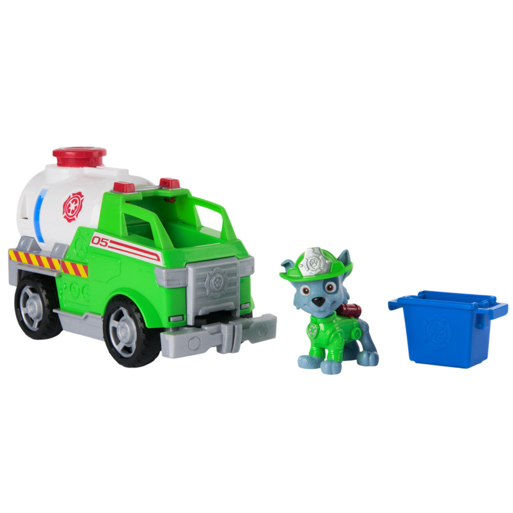 Paw Patrol Fire Rescue Vehicle Rocky - 20 cm Fire Truck with Rocky Figure