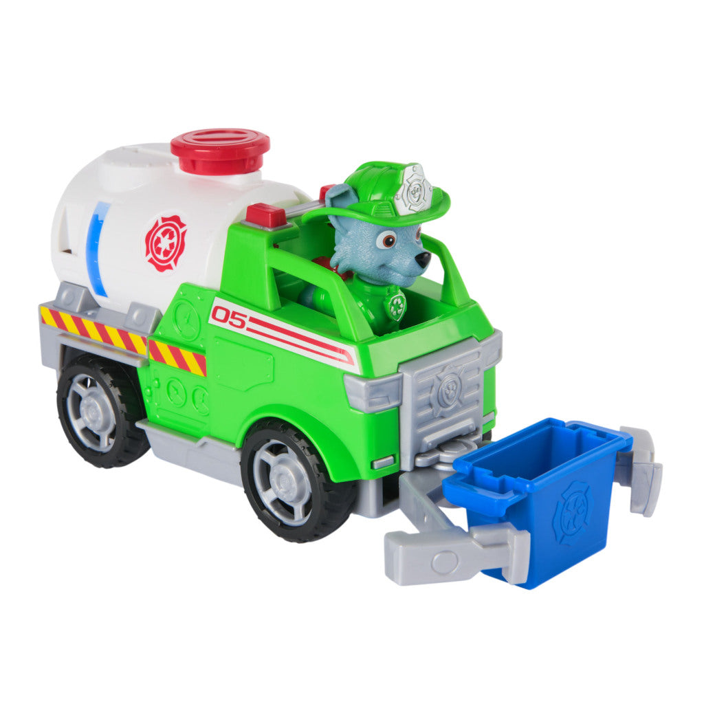 Paw Patrol Fire Rescue Vehicle Rocky - 20 cm Fire Truck with Rocky Figure