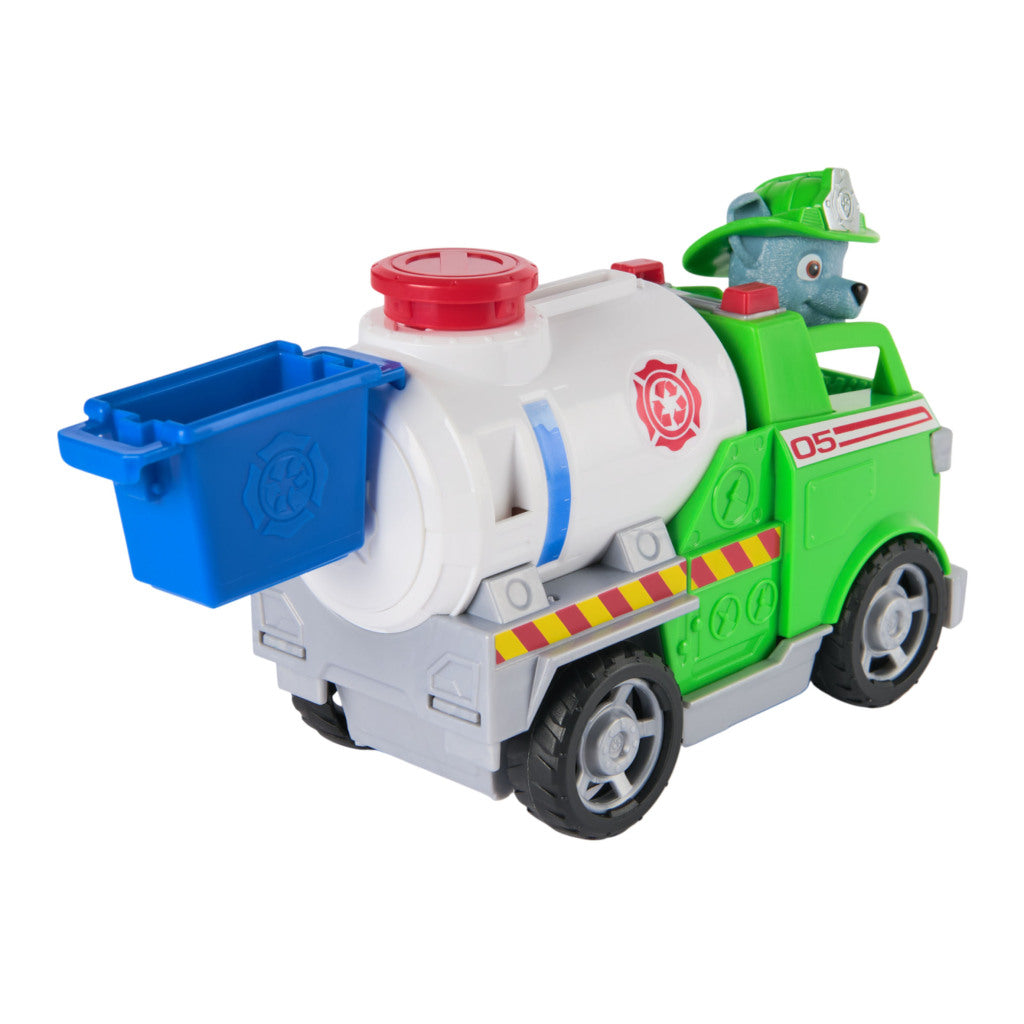 Paw Patrol Fire Rescue Vehicle Rocky - 20 cm Fire Truck with Rocky Figure