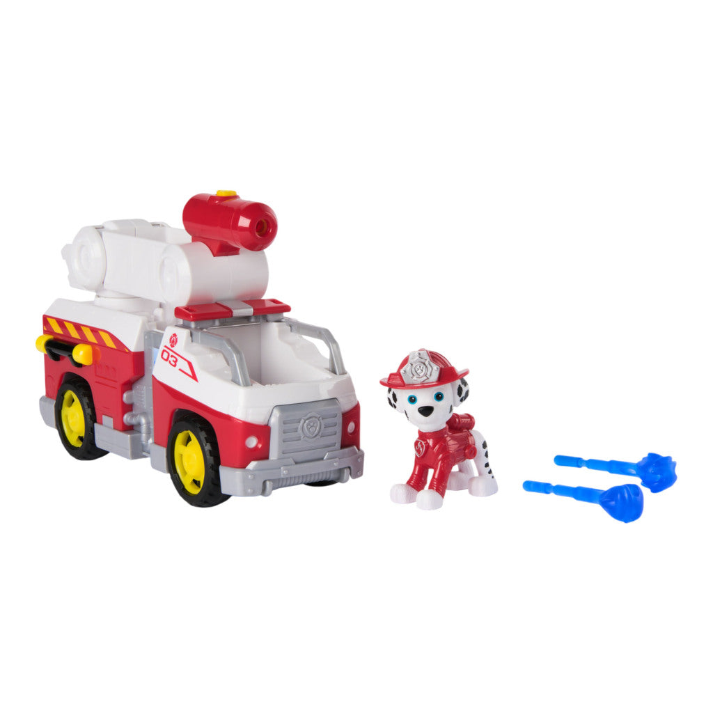 Paw Patrol Fire Rescue Vehicle Marshall - 20 cm Fire Truck with Marshall Figure
