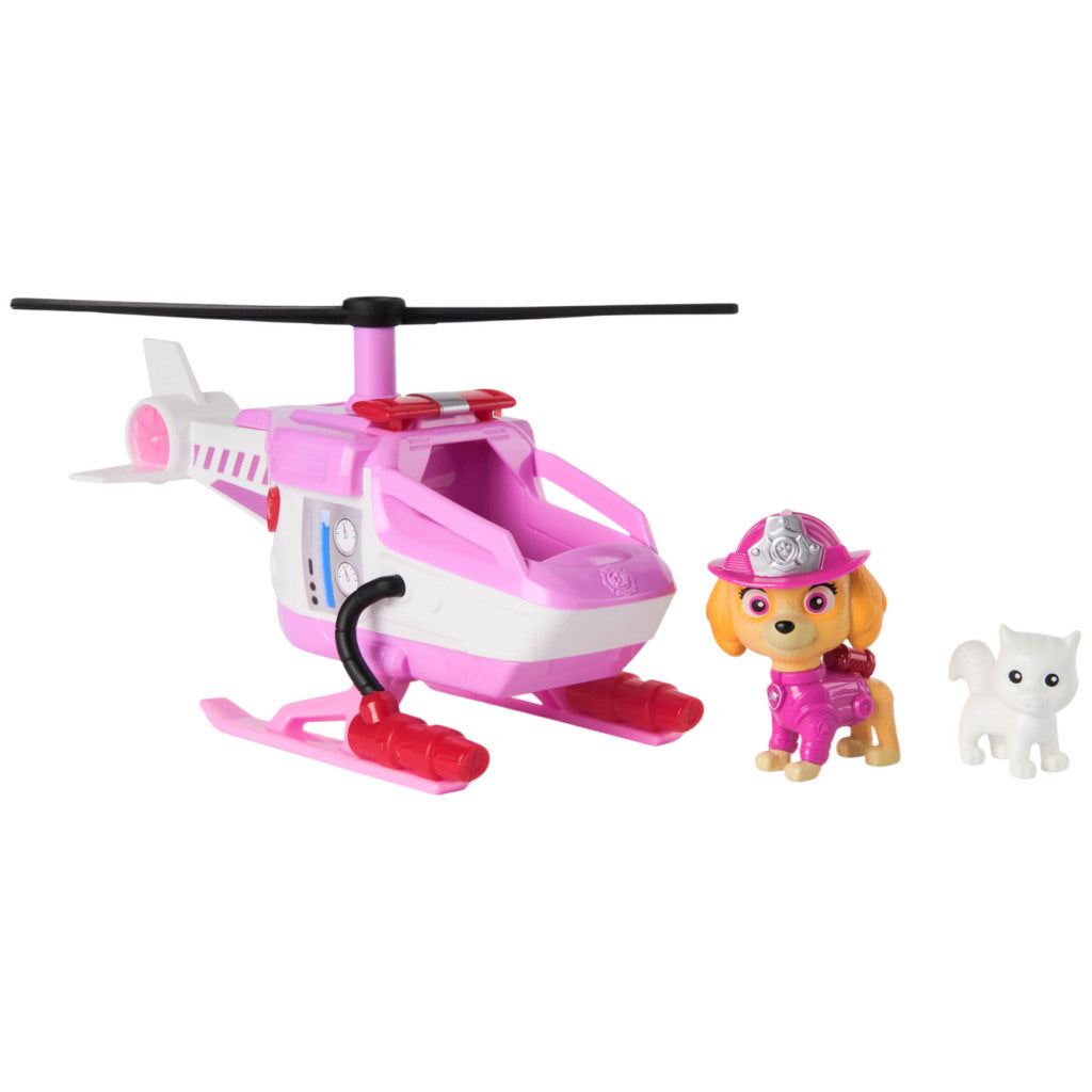 Paw Patrol Fire Rescue Vehicle Skye - 18 cm Helicopter with Skye Figure