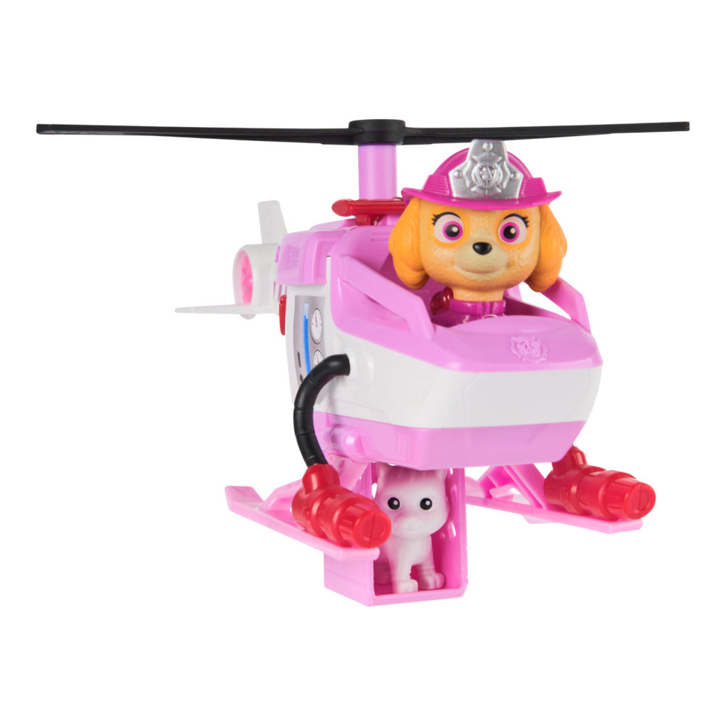 Paw Patrol Fire Rescue Vehicle Skye - 18 cm Helicopter with Skye Figure