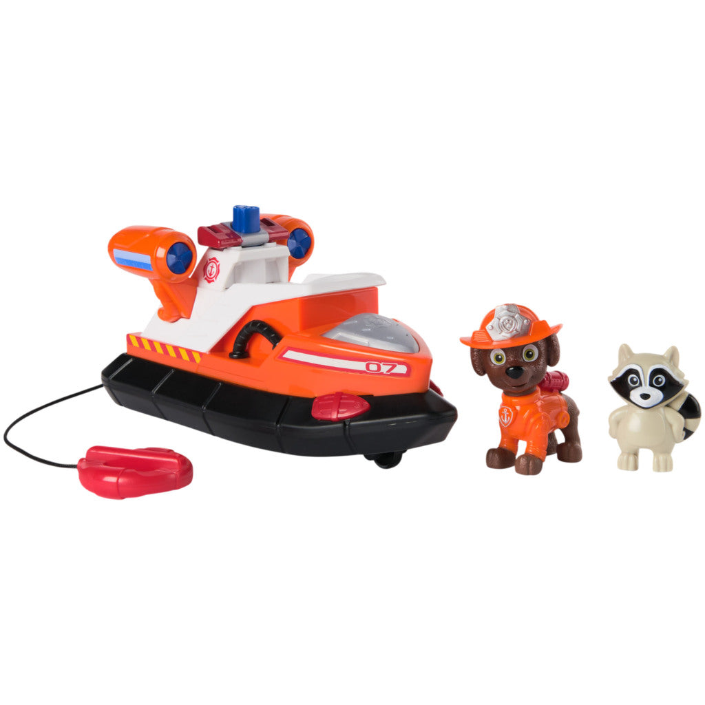 Paw Patrol Fire Rescue Vehicle Zuma - 18 cm Fireboat with Zuma Figure