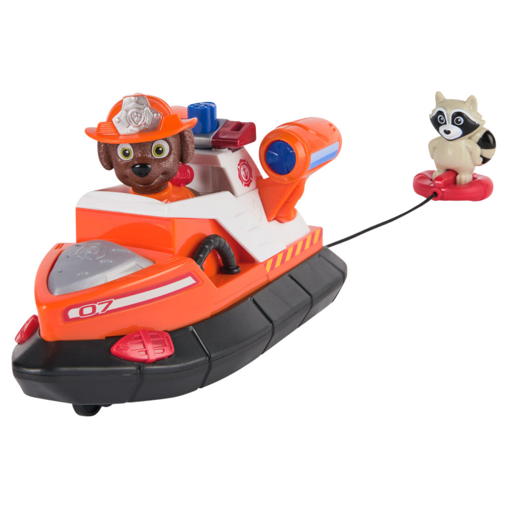 Paw Patrol Fire Rescue Vehicle Zuma - 18 cm Fireboat with Zuma Figure