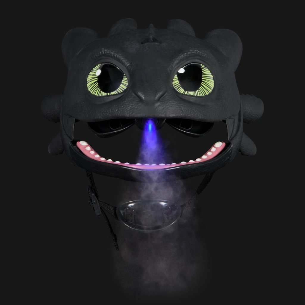 Dreamworks How To Train Your Dragon Blast and Roar Toothless Mask with Light and Sound
