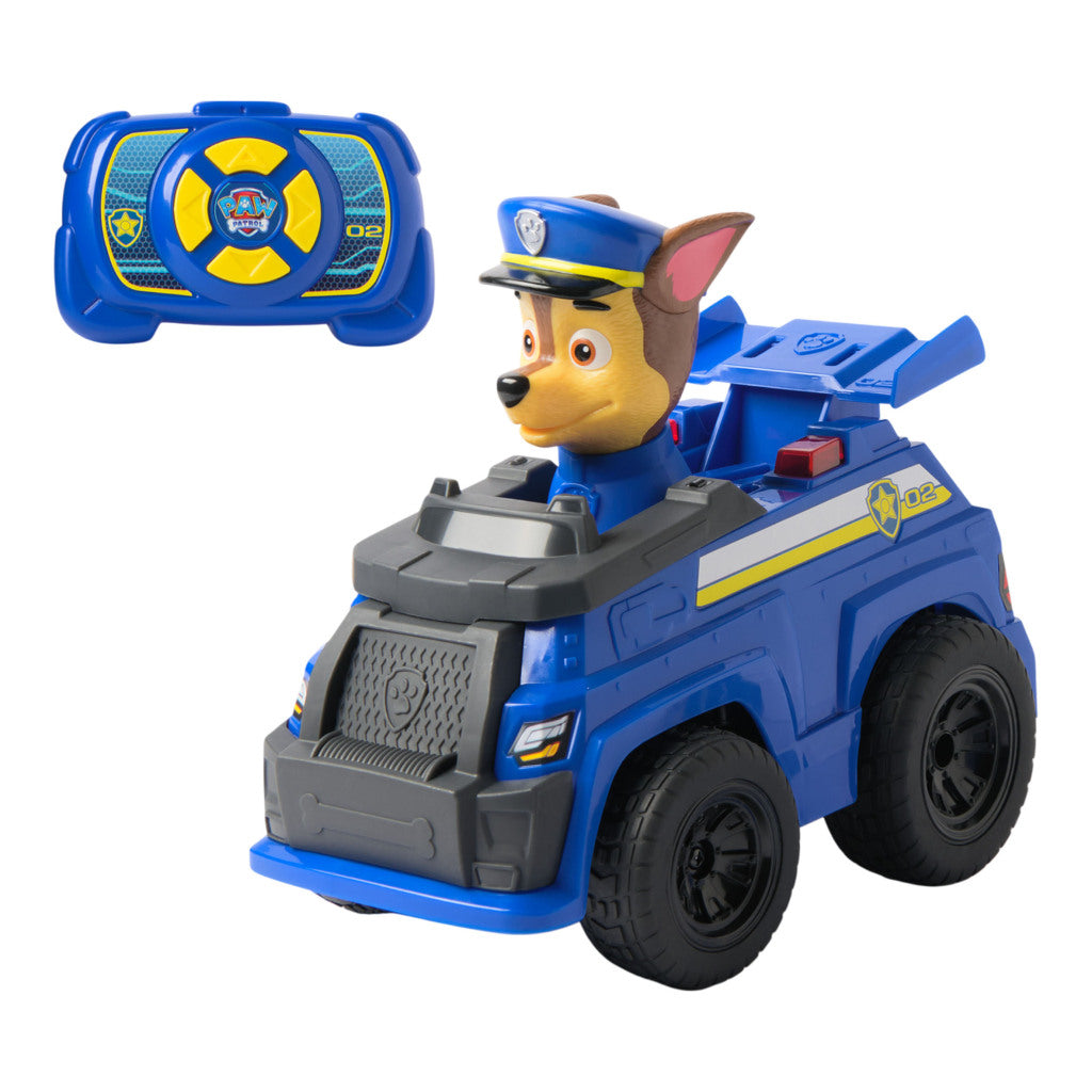 Paw Patrol RC Chase Police Car - 25 cm Remote-Controlled Cruiser with Lights