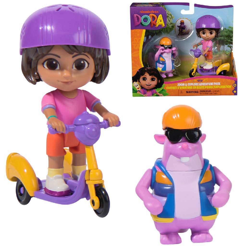 Dora Play Figure Set with Dora and Tico for Ages 3+