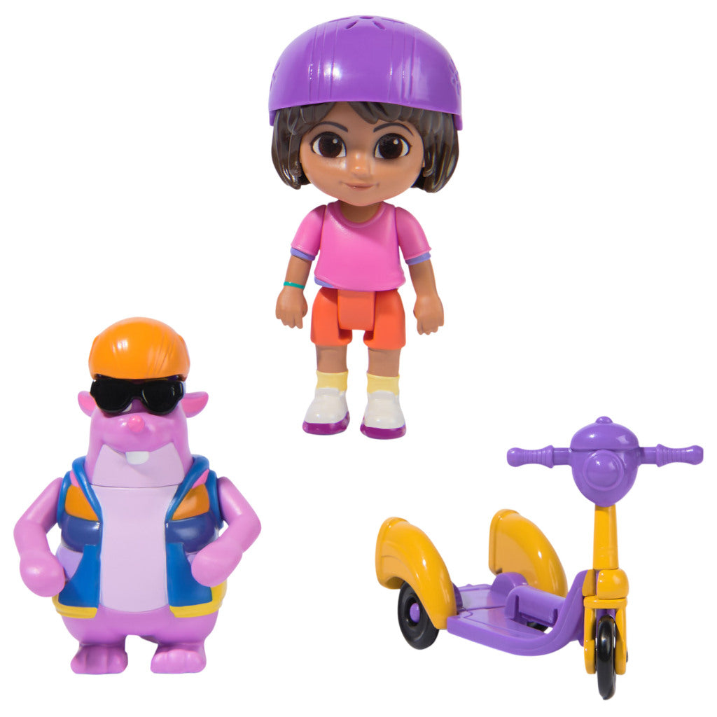 Dora Play Figure Set with Dora and Tico for Ages 3+