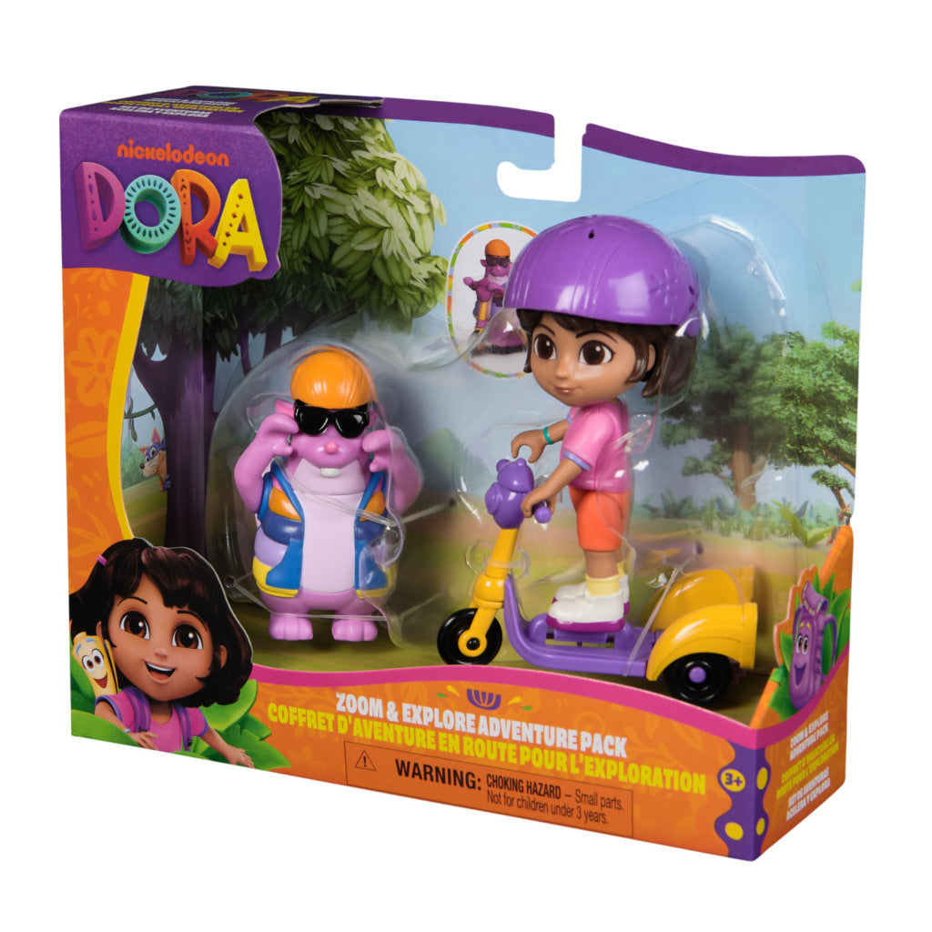 Dora Play Figure Set with Dora and Tico for Ages 3+