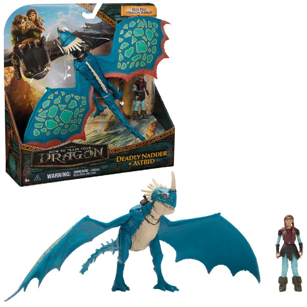 How To Train Your Dragon Nadder and Astrid Action Figure Set