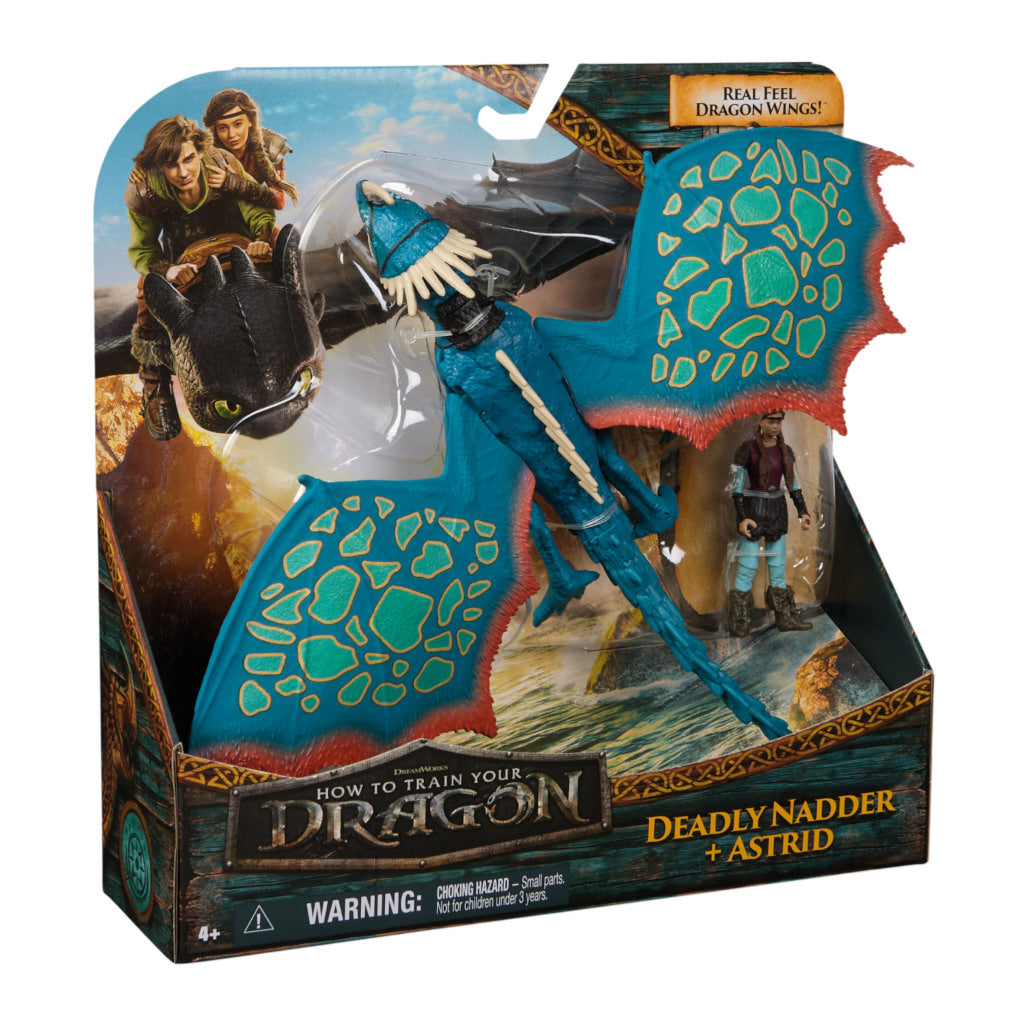 How To Train Your Dragon Nadder and Astrid Action Figure Set