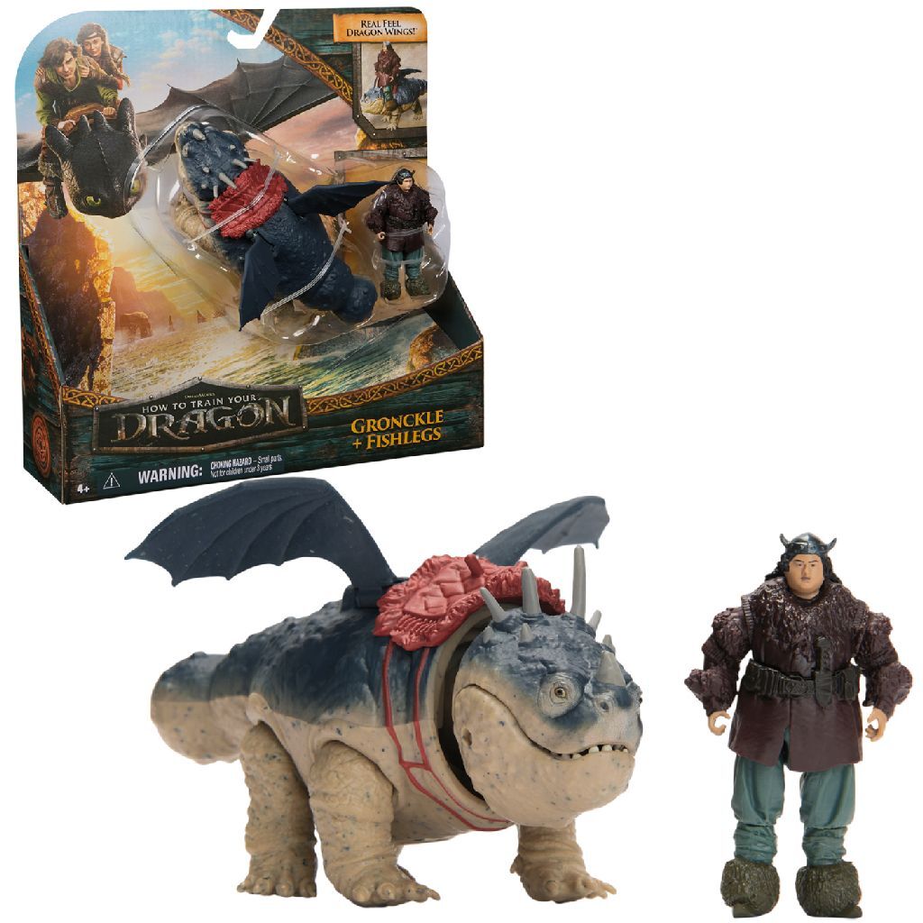 How To Train Your Dragon Gronckle and Fishlegs Action Figure Set