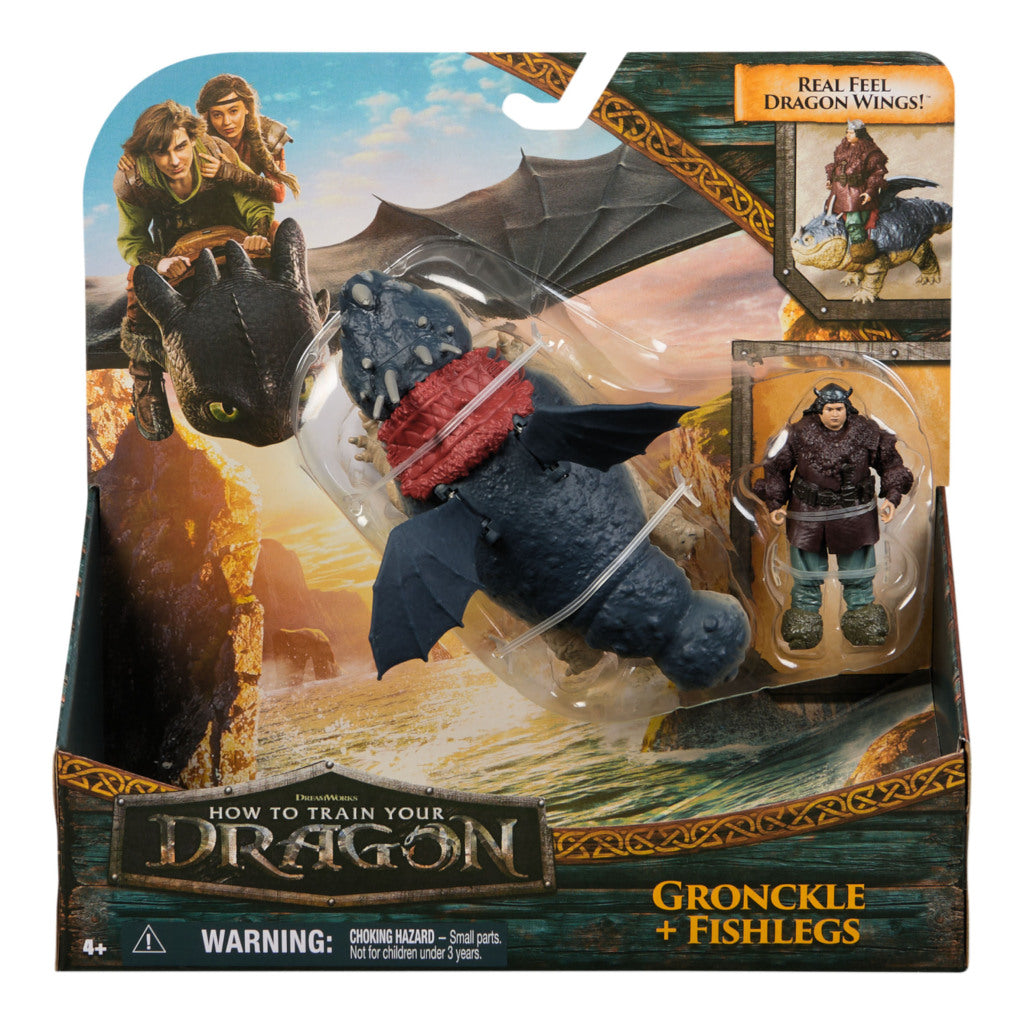 How To Train Your Dragon Gronckle and Fishlegs Action Figure Set