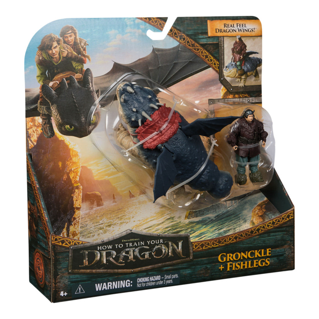 How To Train Your Dragon Gronckle and Fishlegs Action Figure Set