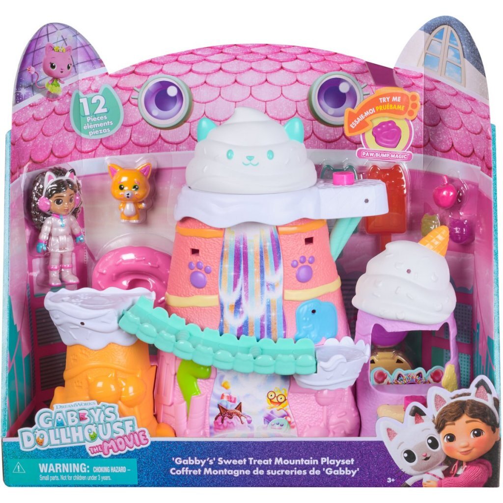 Gabby's Dollhouse The Movie Sweet Treat Mountain Playset with Figures and Accessories