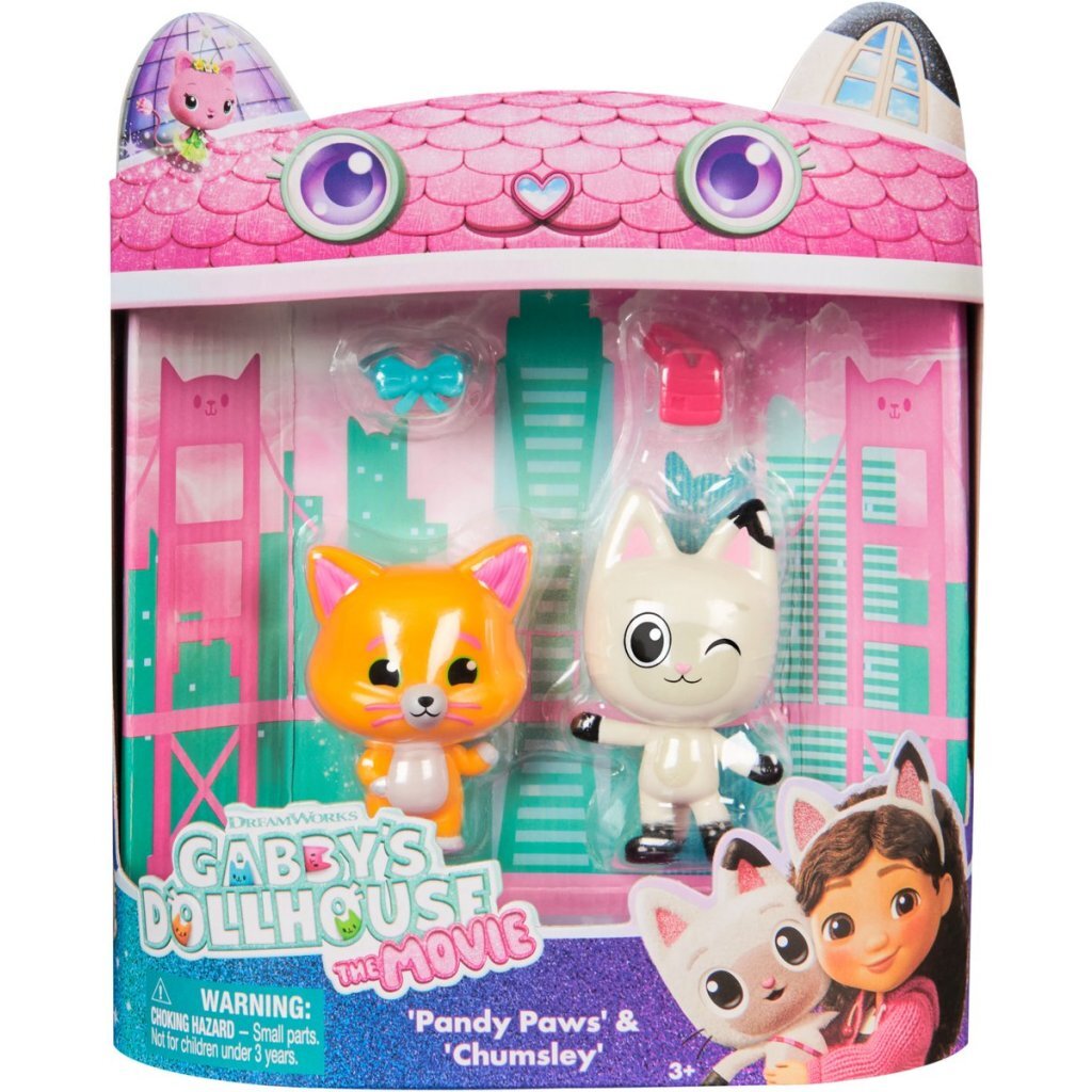 Gabby's Dollhouse The Movie Pandy & Chumsley Figures - Over 5 cm Tall