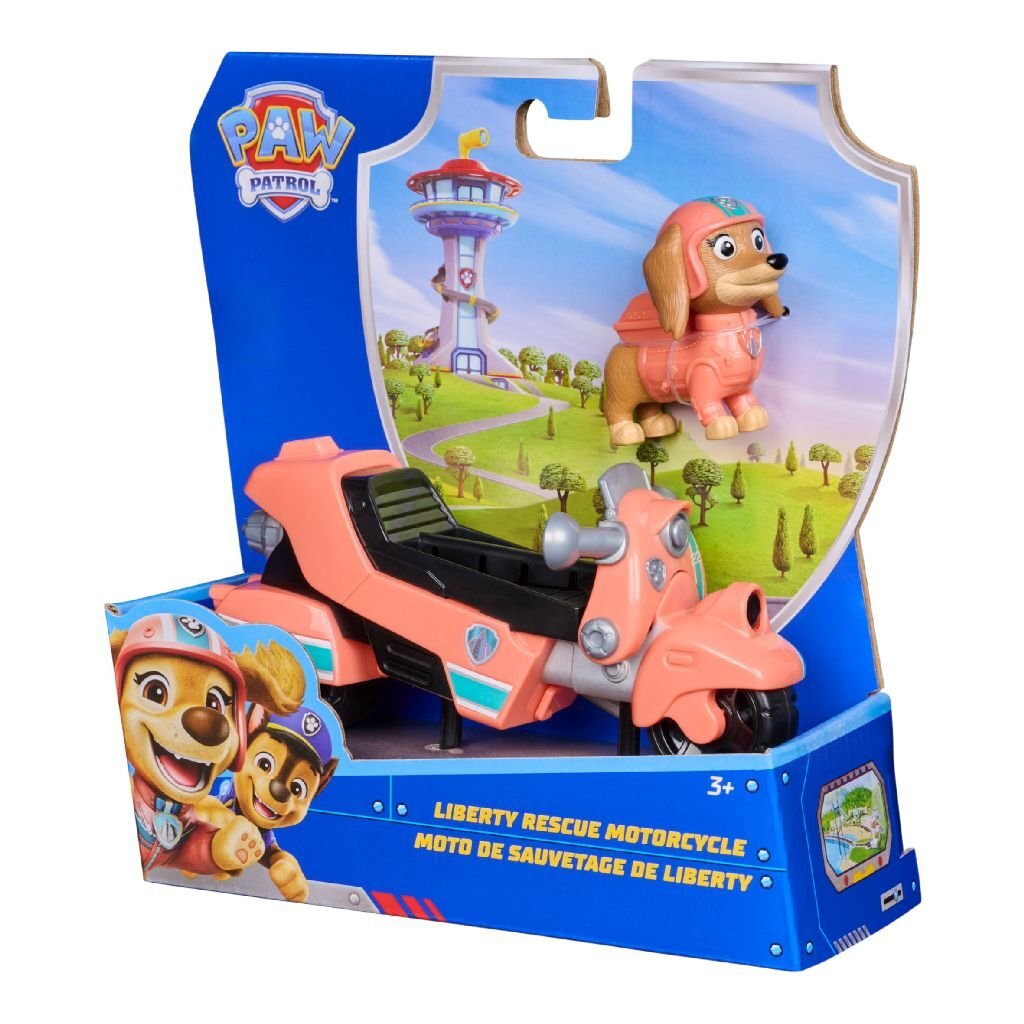 Paw Patrol Liberty Rescue Motorcycle Toy for Kids 3+