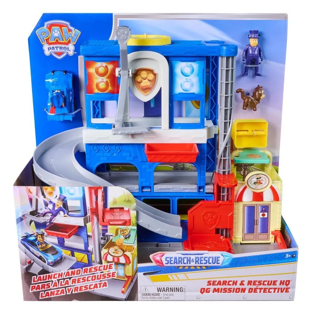 Paw Patrol Search & Rescue Playset Pup Squad with Chase, Humdinger, and Kitten