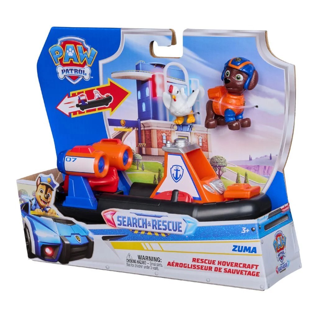 Paw Patrol Search & Rescue Vehicle Zuma Toy for Kids 3+