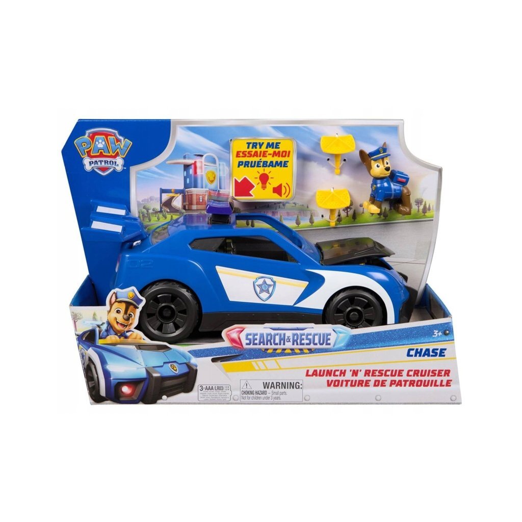 Paw Patrol Search & Rescue Vehicle Chase with Lights and Sound for Kids 3+