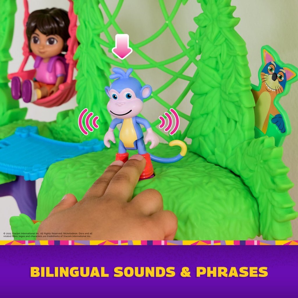 Dora Playset with Sound - 91.4 cm House with Dora, Boots, and Backpack