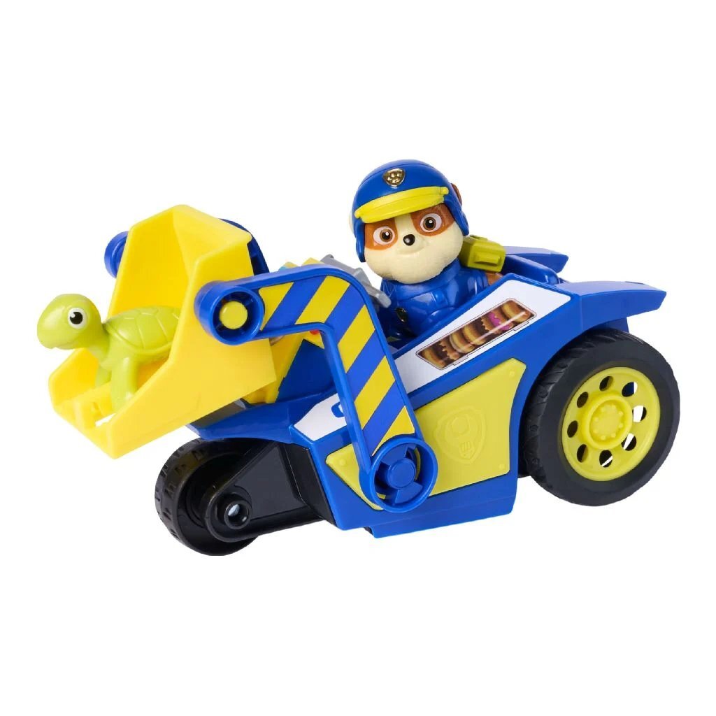 Paw Patrol Search & Rescue Vehicle Rubble with 2 Figures, 15 cm Toy Bulldozer