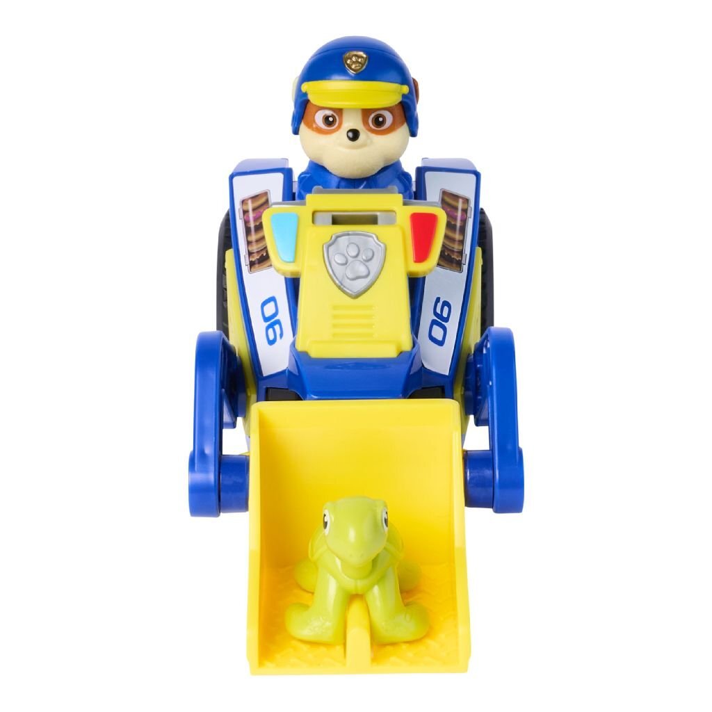 Paw Patrol Search & Rescue Vehicle Rubble with 2 Figures, 15 cm Toy Bulldozer
