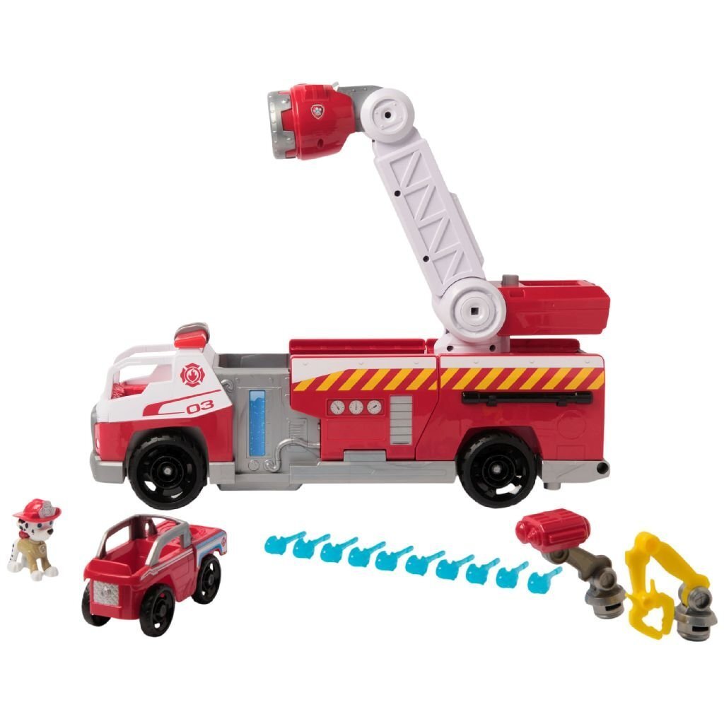 Paw Patrol Fire Rescue Deluxe Fire Truck - 50 cm Truck with Lights & Sounds