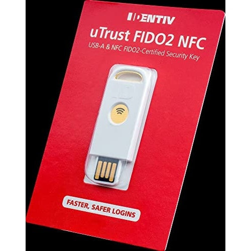 Identiv uTrust FIDO2 NFC Security Key USB-A - USB-A (905601) afbeelding 2