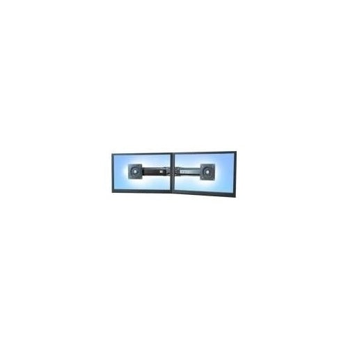 Ergotron Dual Monitor & Handle Kit - Befestigungskit (Griff, 2 Montagehalterungen, Bogenmontagearm, Befestigungsteile) für 2 LCD-Displays - Schwarz - Bildschirmgröße: 43.2-66 cm (17"-26") - für P/N: 45-353-026 afbeelding 1
