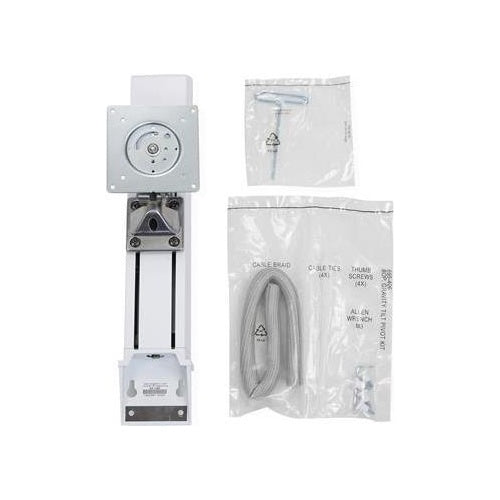 Ergotron StyleView HD Monitor Kit - Montagekomponente (lift mechanism) für All-In-One - weiß - Bildschirmgröße: bis zu 68,6 cm (bis zu 68,60cm (27") ) - am Wagen montierbar afbeelding 1