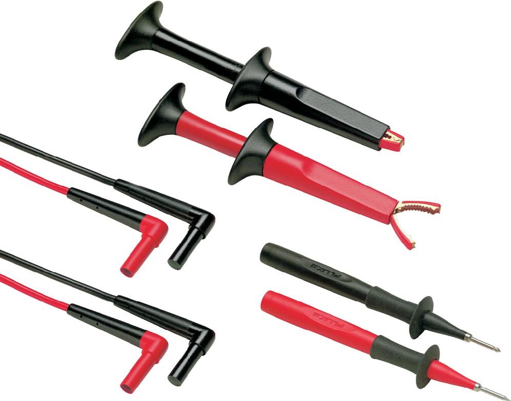 Fluke Sicherheits-Messleitungs-Set [ Lamellenstecker 4 mm - Lamellenstecker 4 mm] 1.50 m black, red TL220-1 (3971178)