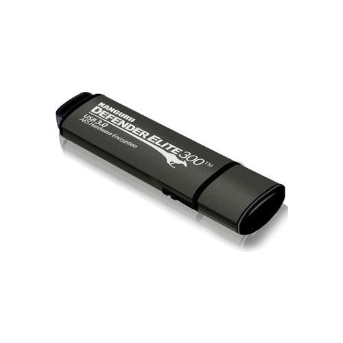 Kanguru Defender Elite300 - 16GB USB-Stick USB Typ-A 3.2 Gen 1 (3.1 Gen 1) Schwarz - Grau (KDFE300-16G) afbeelding 1