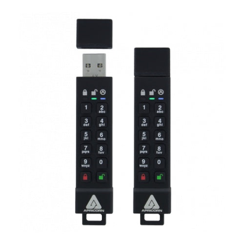Apricorn Aegis Secure Key 3z - USB-Flash-Laufwerk - verschlüsselt - 128 GB - USB 3.1 - FIPS 140-2 Level 3 afbeelding 1