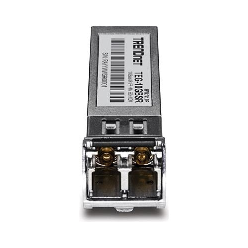 TRENDnet TEG 10GBSR - SFP+-Transceiver-Modul - 10GBase-SR - LC Multi-Mode - bis zu 550 m - 850 nm (TEG-10GBSR) afbeelding 1