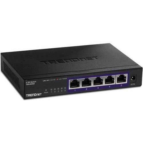 TRENDnet TEG S350 - Switch - unmanaged - 5 x 100/1000/2.5G - wandmontierbar afbeelding 1