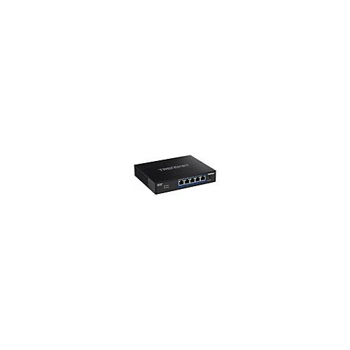 TRENDnet TEG-S750 - Switch - unmanaged - 5 x 10GBase-T - Desktop, wandmontierbar afbeelding 2