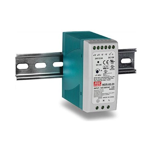 TRENDnet TI-M6024 - Stromversorgung (DIN-Schienenmontage möglich) - Wechselstrom 100-240 V - 60 Watt - für TRENDnet TI-F11SFP, TI-G50, TI-G62, TI-G80 (TI-M6024) afbeelding 1