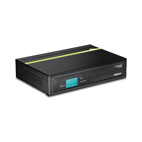 TRENDnet TPE S50 - Switch - nicht verwaltet - 4 x 10/100 (PoE) + 1 x 10/100 - Desktop - PoE (TPE-S50) afbeelding 1