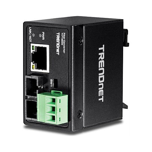 TRENDnet TI-F10S30 - Medienkonverter - Ethernet, Fast Ethernet - 10Base-T, 100Base-FX, 100Base-TX - RJ-45 / SC-Einzelmodus - bis zu 30 km - 1310 nm (TI-F10S30) afbeelding 1
