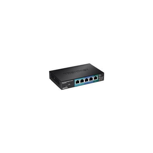 TRENDnet TPE P521ES - Switch - Smart - 1 x 10/100/1000 (PoE+ input) + 2 x 10/100/1000 (PoE) + 2 x 10/100/1000 - Desktop - PoE+ (18 W) (TPE-P521ES) afbeelding 1